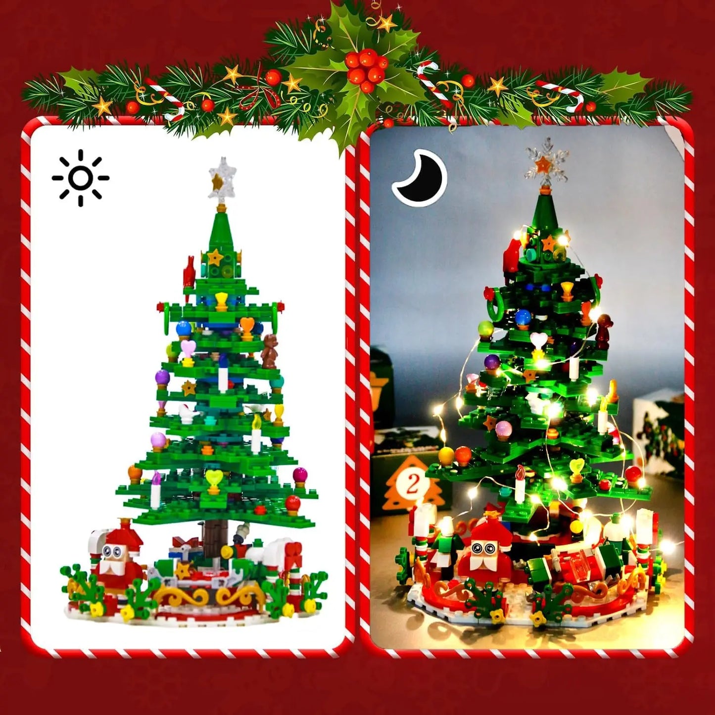 Bricksmas™ 24-Day Christmas Tree